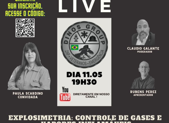 LIVE: Explosimetria - Controle de Gases e Vapores Inflamáveis